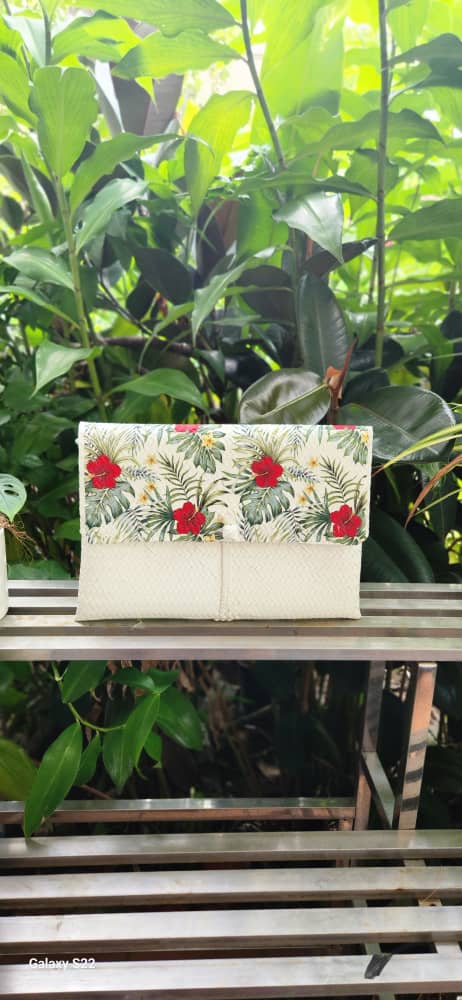 Borneo Weave Clutch