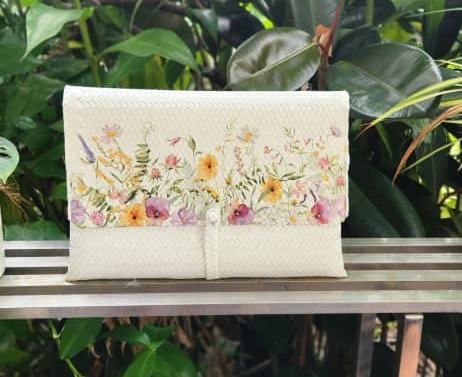 Borneo Weave Clutch