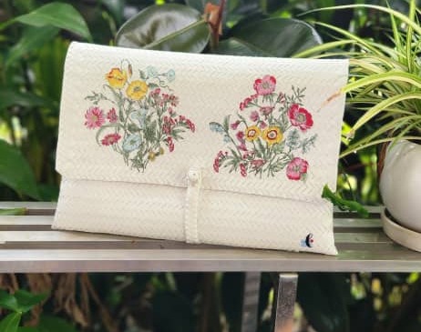 Borneo Weave Clutch