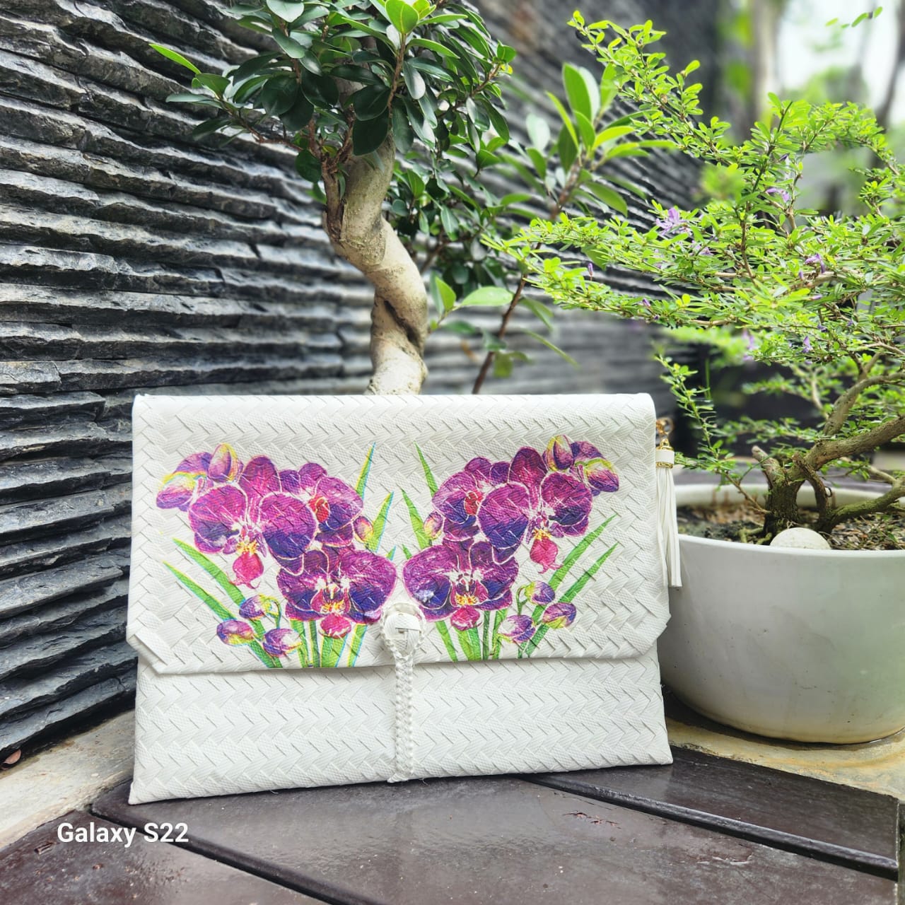 Borneo Weave Clutch
